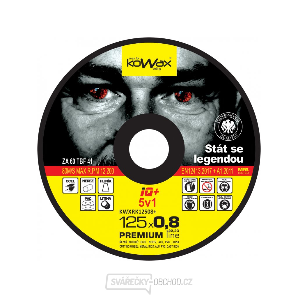 KOWAX IQ 5in1 125x0,8mm Trennscheibe