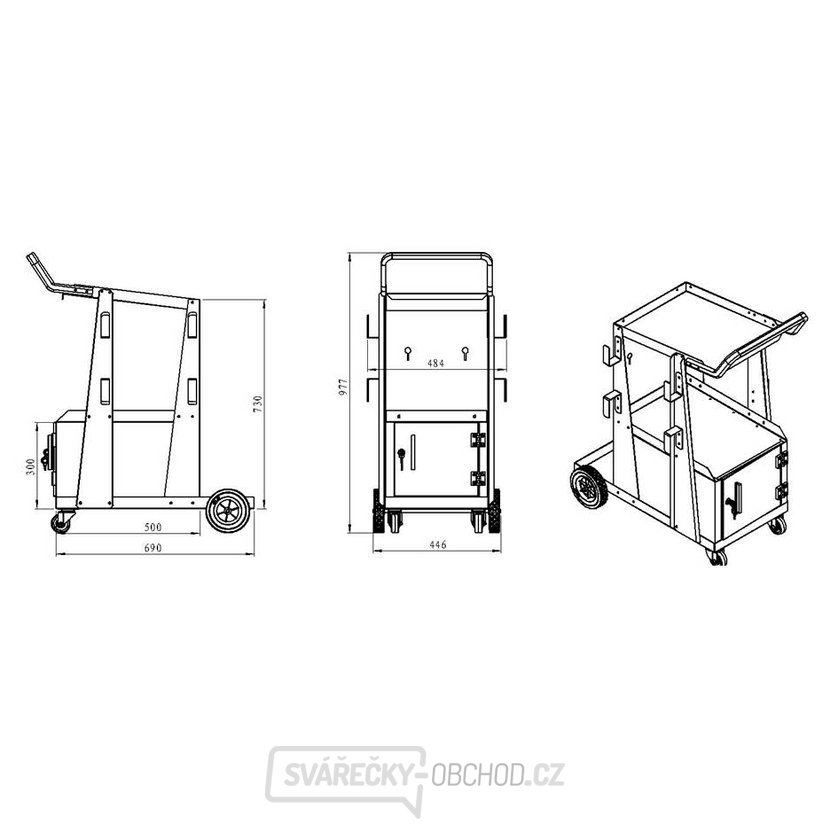 Wagen für GeniMig 250 LCD