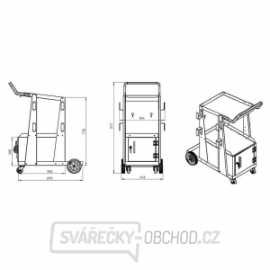 Wagen für GeniMig 250 LCD Wagen für GeniMig 250 LCD gallery main image