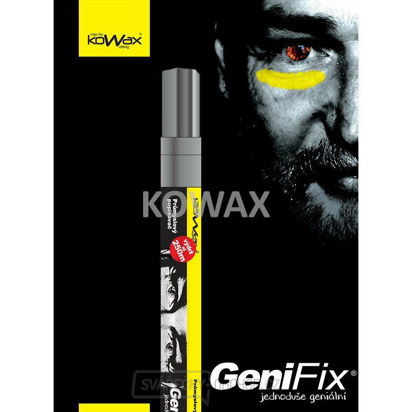Industrieller Marker GeniFix - Gelb 1St.
