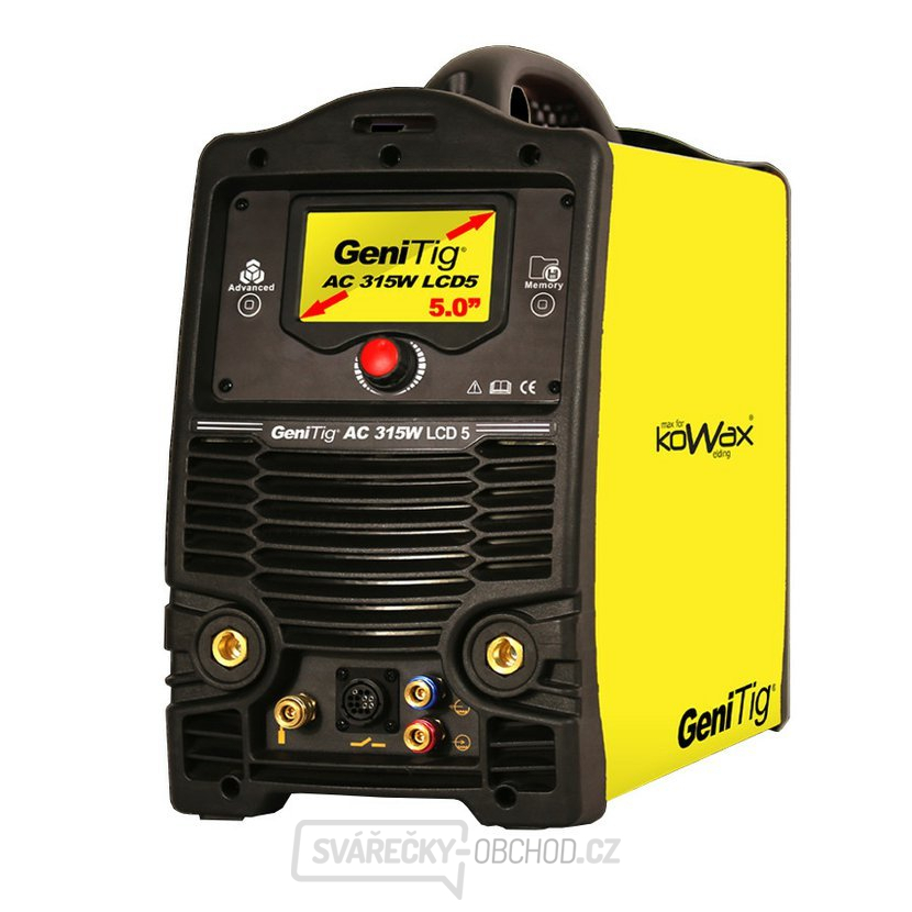 KOWAX GeniTig AC/DC 315W LCD 5 Schweißinverter WIG/MMA Brenner HKT09A4, 4m