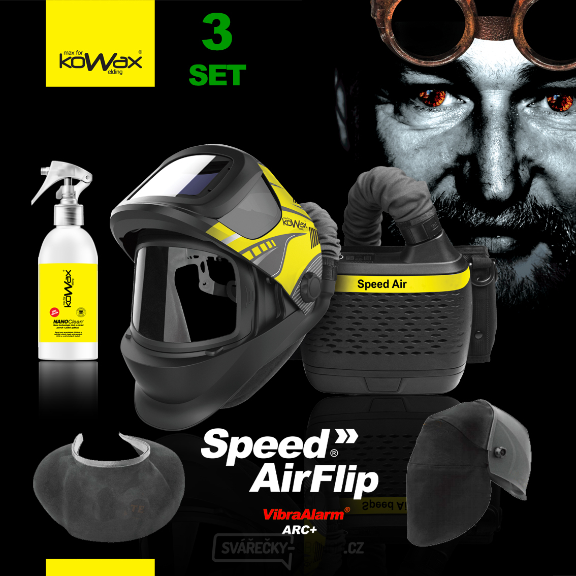 KOWAX Speed Air FLIP SET3 Filter- und Lüftungsgerät