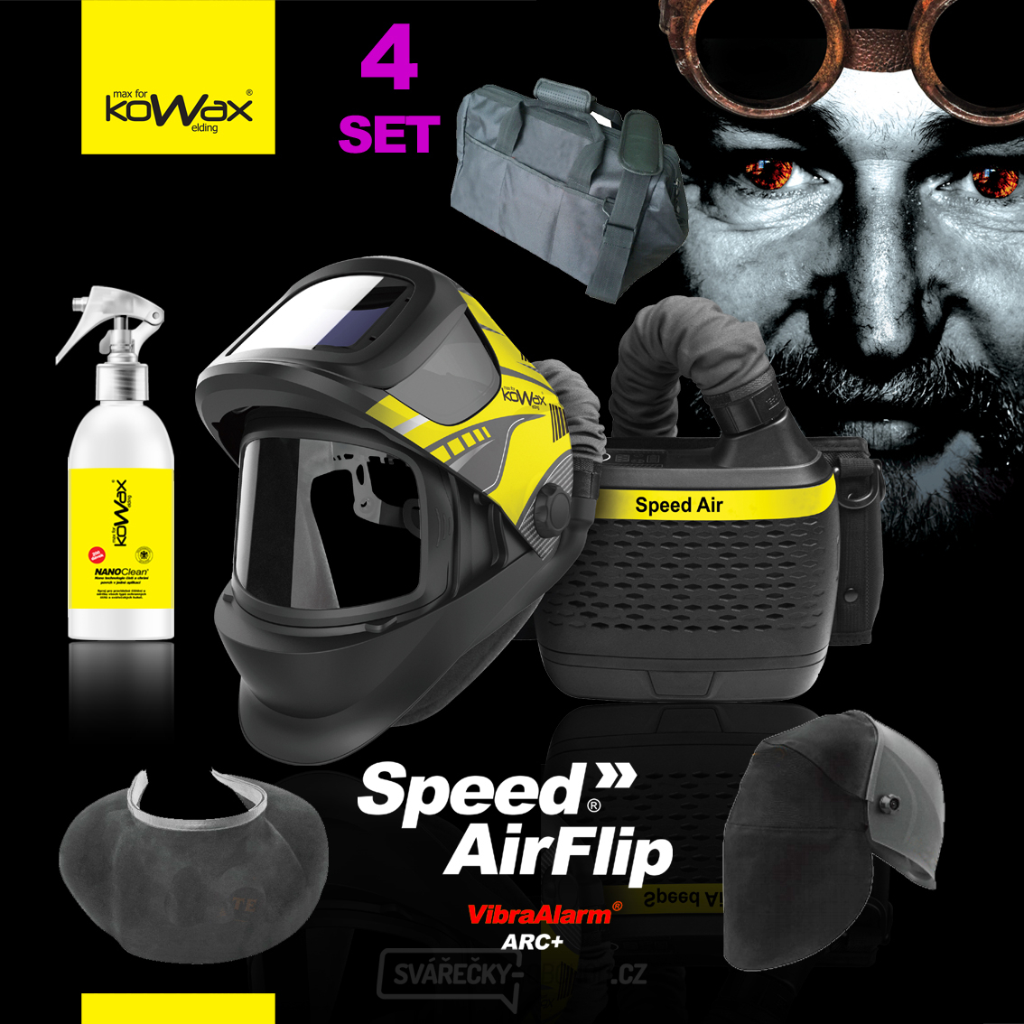 KOWAX Speed Air FLIP SET4 Filter- und Lüftungsgerät