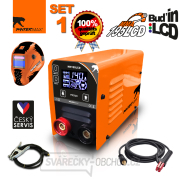 PANTERMAX MMA195LCD Inverter MMA/TIG Schweißer Kukla Kabel 1.5m Pinsel náhled