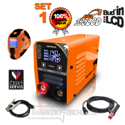 PANTERMAX MMA195LCD Inverter MMA/TIG Schweißer Kukla Kabel 1.5m Pinsel PANTERMAX MMA195LCD Inverter MMA/TIG Schweißer Kukla Kabel 1.5m Pinsel gallery main image