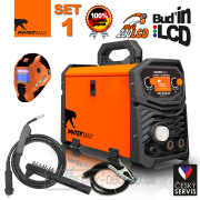 PANTERMAX MIG230LCD Inverter-Schweißgerät MIG/TIG/MMA Kabel Brennerhaube Pinsel náhled