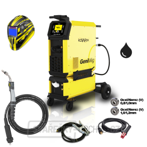 KOWAX GeniMig®355DP LCD5 Wassergekühlter Schweißhelme Brenner gallery main image