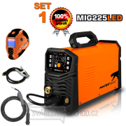 PANTERMAX MIG225LED Inverter-Schweißgerät MIG/TIG/MMA + Kabel 3m + Haube + Brenner PANTERMAX MIG225LED Inverter-Schweißgerät MIG/TIG/MMA + Kabel 3m + Haube + Brenner gallery main image