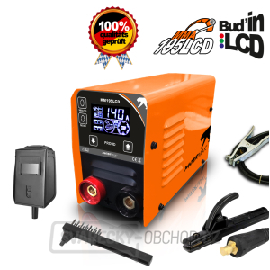 PANTERMAX MMA195LCD – Kompaktes MMA/WIG-Schweißgerät mit LCD & Zubehör (1,5 m Kabel, Bürste) PANTERMAX MMA195LCD – Kompaktes MMA/WIG-Schweißgerät mit LCD & Zubehör (1,5 m Kabel, Bürste) gallery main image