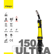 KOWAX GeniMig®220LCD Brennerkabel Rot. Lüftungshaube Vorschau