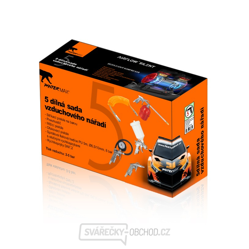 PANTERMAX®AirFlow® Zubehörsatz 5-teilig (5m)