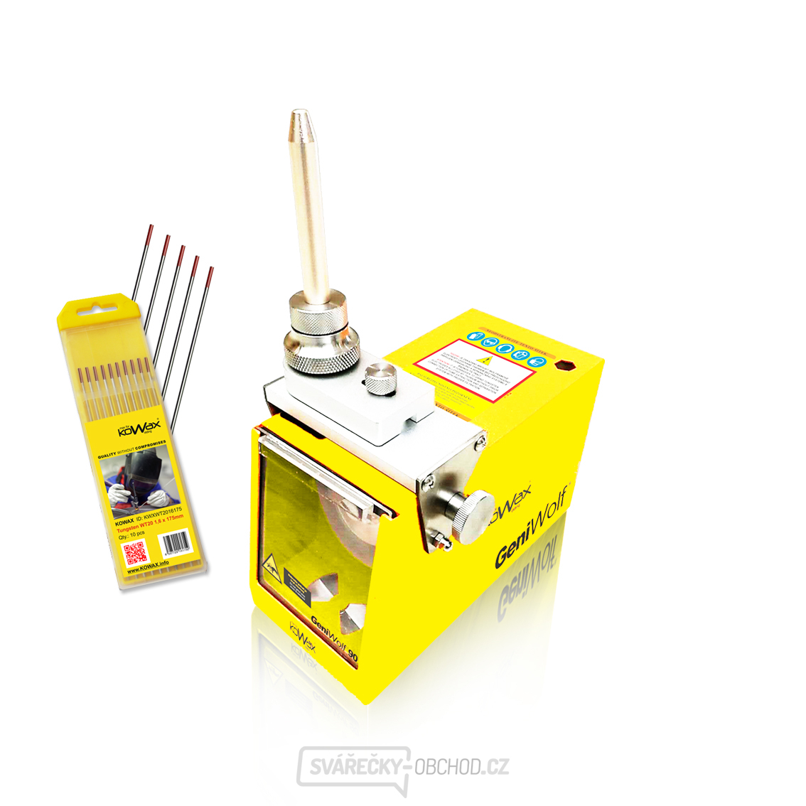 KOWAX GeniWolf®90 Wolfram-Elektroden-Schleifer SET 2