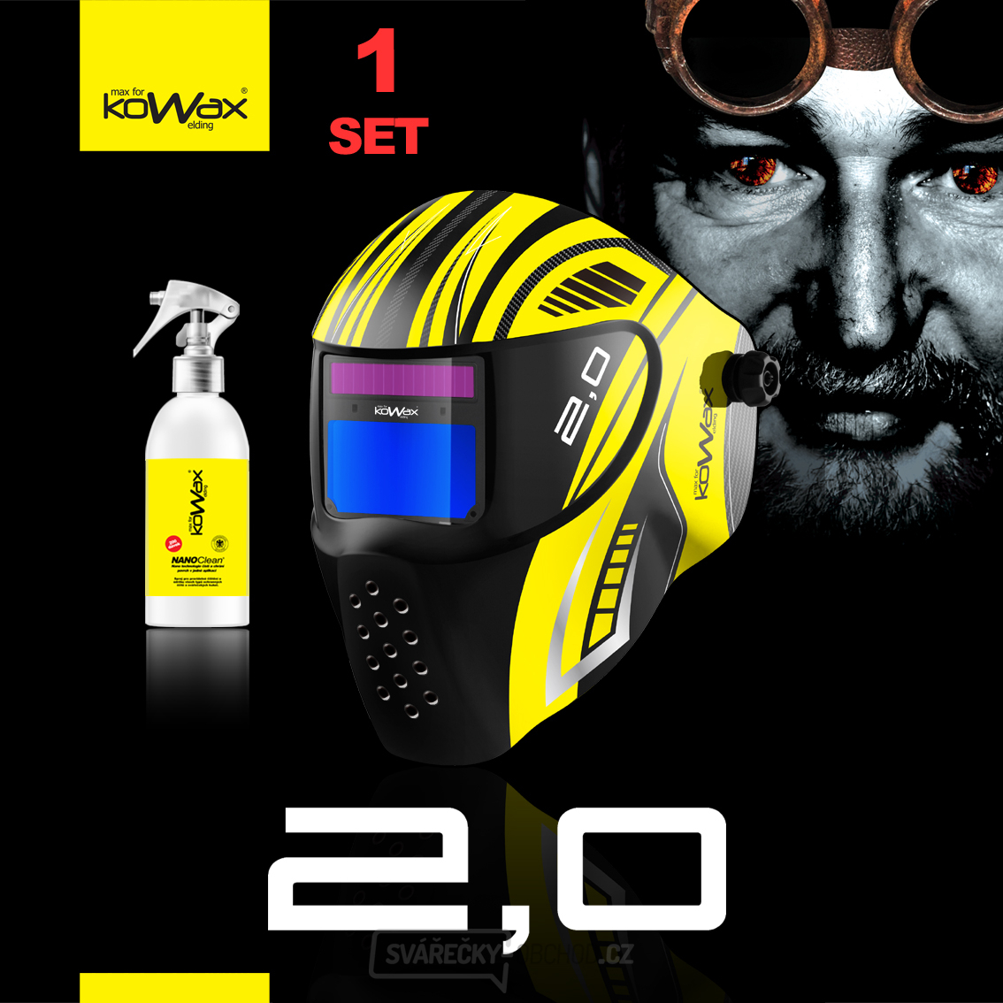 KOWAX Verdunkelungshaube 2,0 1/1/1/2 DIN2,0 DIN12 SET 1