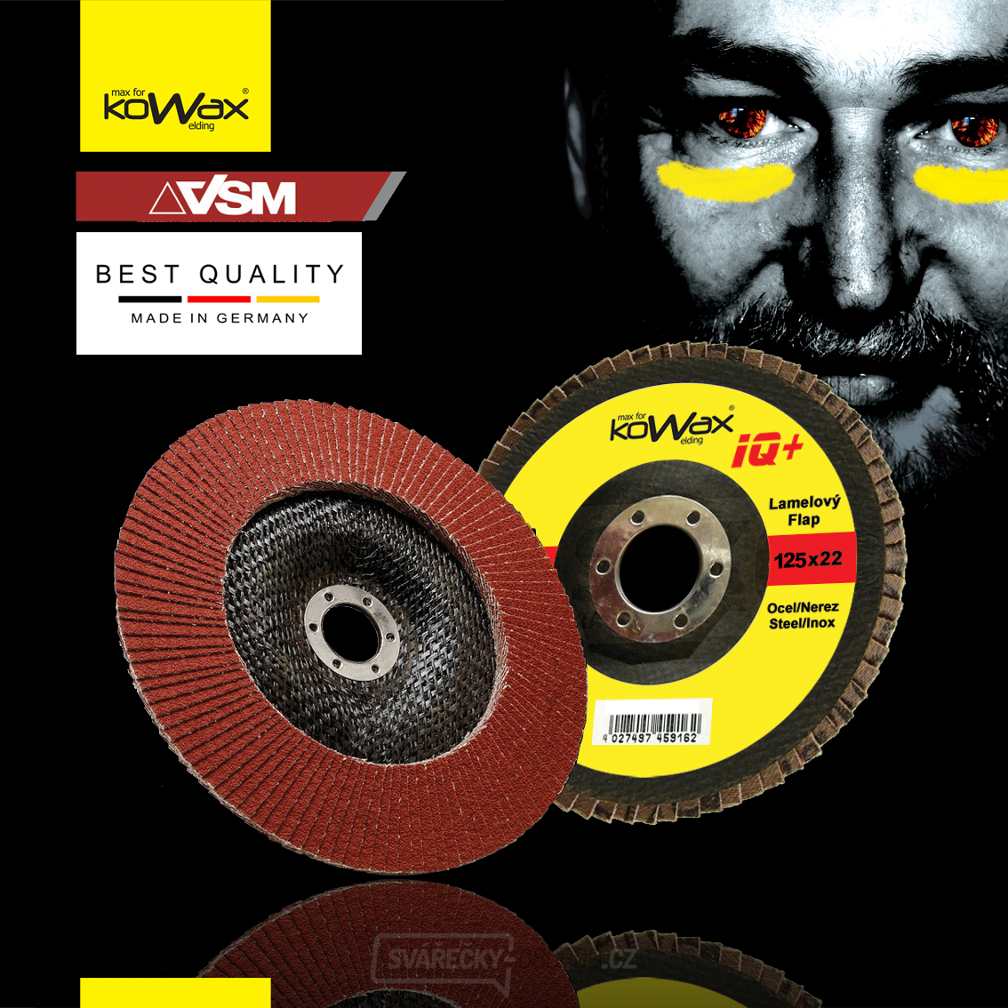 KOWAX IQ 2in1 Keramikscheibe 125mm ZR40