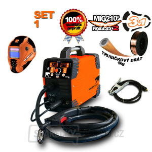 PANTERMAX MIG210FALCO 2 Inverter-Schweißgerät MIG/MMA Kukla Kabel 2m Brennerdraht 1kg PANTERMAX MIG210FALCO 2 Inverter-Schweißgerät MIG/MMA Kukla Kabel 2m Brennerdraht 1kg gallery main image
