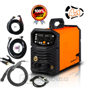 PANTERMAX PanterWeld®4v1 200 MULTIFUNKTIONAL Inverter MIG/TIG/MMA/PLASMA Schweißgerät Kabel Brenner Elektrode Rot. V PANTERMAX PanterWeld®4v1 200 MULTIFUNKTIONAL Inverter MIG/TIG/MMA/PLASMA Schweißgerät Kabel Brenner Elektrode Rot. V gallery main image