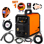 PANTERMAX PanterWeld®4v1 200 MULTI-FUNKTION MIG/TIG/MMA/PLASMA Inverter-Schweissgerät Brenner Kabel Elektrode  PANTERMAX PanterWeld®4v1 200 MULTI-FUNKTION MIG/TIG/MMA/PLASMA Inverter-Schweissgerät Brenner Kabel Elektrode  gallery main image