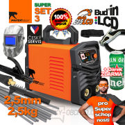 PANTERMAX MMA215LCD Inverter MMA/TIG Schweißer Kabel Pinsel Riemen Elektroden 2.5kg Geschenk náhled