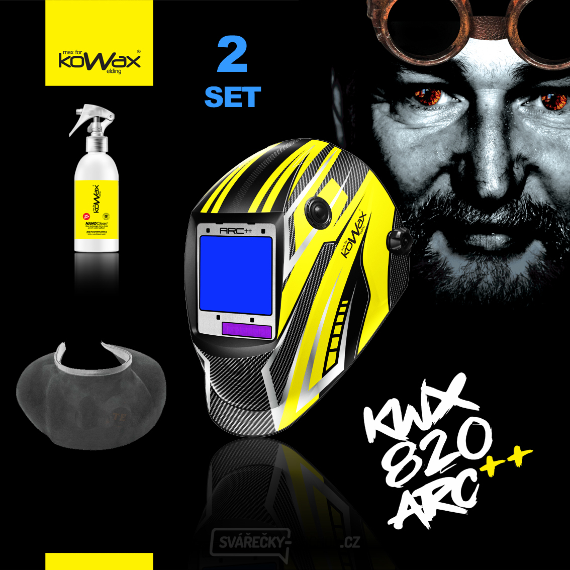 KOWAX Selbsttrocknende Haube KWX820ARC SET 2