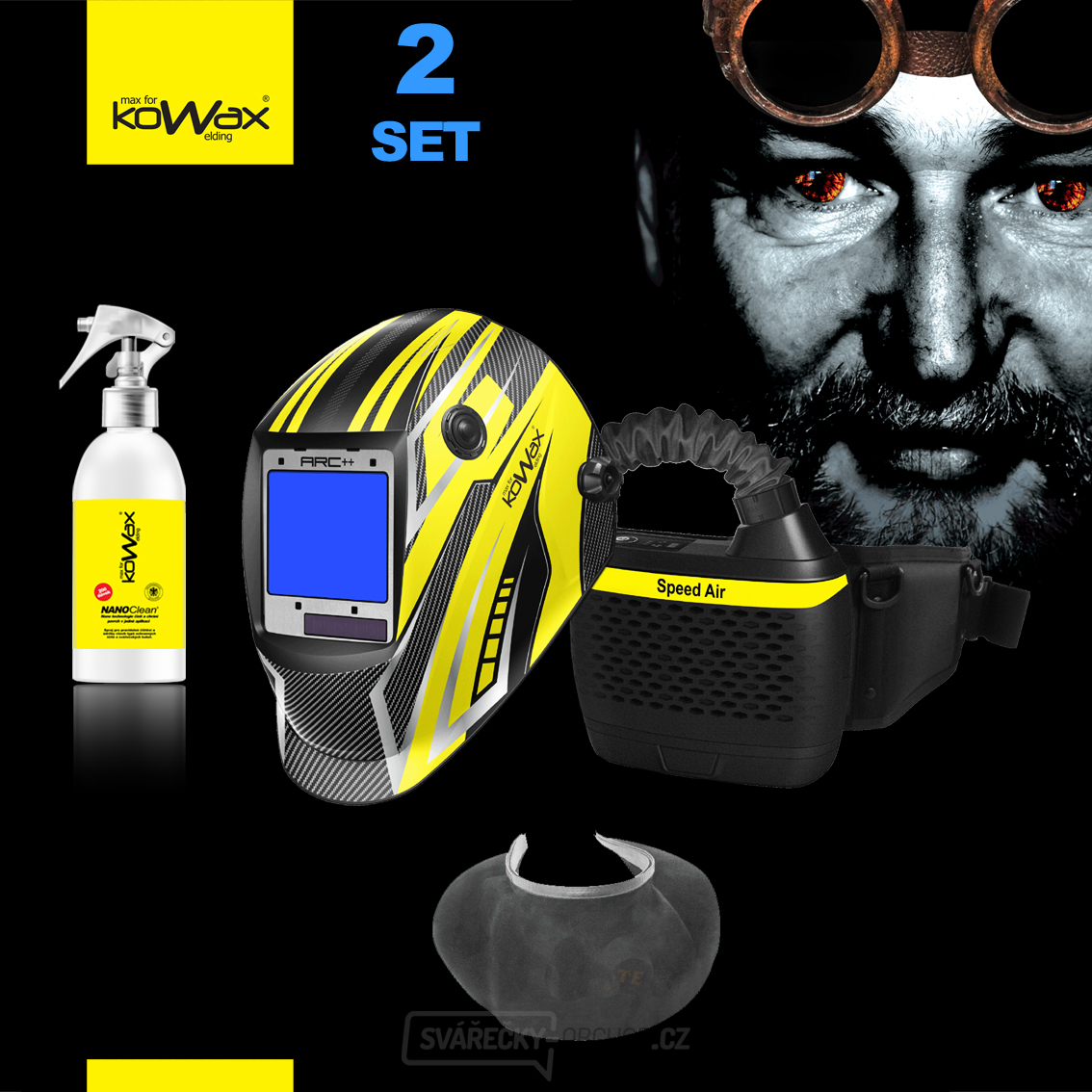 KOWAX Speed Air Haubenfilter und Lüftungseinheit KWXSA820ARC SET 2