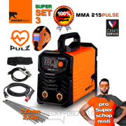 PANTERMAX MMA215 Pulse Komplettset – Inverter MMA/WIG-Schweißgerät mit Pulsfunktion & Profi-Zubehör (Helm, Kabel, Elektroden) Vorschau