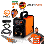 PANTERMAX MMA215 Pulse Komplettset – Inverter MMA/WIG-Schweißgerät mit Pulsfunktion & Profi-Zubehör (Helm, Kabel,... PANTERMAX MMA215 Pulse Komplettset – Inverter MMA/WIG-Schweißgerät mit Pulsfunktion & Profi-Zubehör (Helm, Kabel,... gallery main image