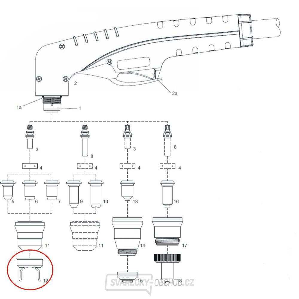 PANTERMAX® CUT 50LED IPT-40/SC60 Düsenführung